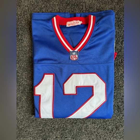 Mitchell & Ness Buffalo Bills Mens Jim Kelly NFL Legacy Royal Jersey - Picture 8 of 13